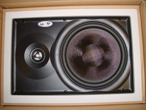 Current Audio WS804 8" CARBON FIBER cone 2-way, In-wall Full Range Loudspeaker!