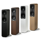 Q Acoustics 5040 Floorstanding Speaker Pair Santos Rosewood