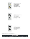 SpeakerCraft AIM Cinema Dipole Five Rear Speaker Each. {NEW}