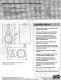 PSB CHS40 CustomSound Series-In Cabinet Each
