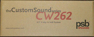 PSB CW262 CUSTOM IN-WALL SPEAKERS {Pair}