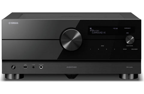 Yamaha AVENTAGE RX-A4A 7.2-channel home theater receiver with Dolby Atmos®, Wi-Fi®, Bluetooth®, Apple AirPlay® 2, and Amazon Alexa compatibility
