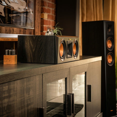 Klipsch RP-400C Center Channel Speaker Ebony Black B-stock
